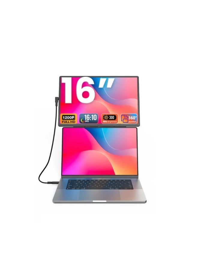 v2com V2com Laptop Screen Extender N2 16 inch ZE5712A7E9B1FDF488E31Z